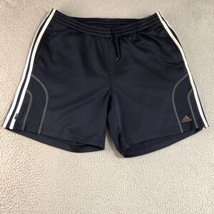 Adidas Shorts Men‎ Large Blue 3 Stripes Sportswear Basketball Clima365 Logo